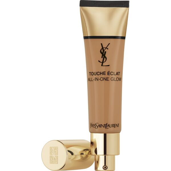 Yves Saint Laurent Yves Saint Laurent, Touche Eclat All-In-One Glow, Natural Medium Coverage, Liquid Foundation, B 70, Mocha, SPF 23, 30 ml For Women