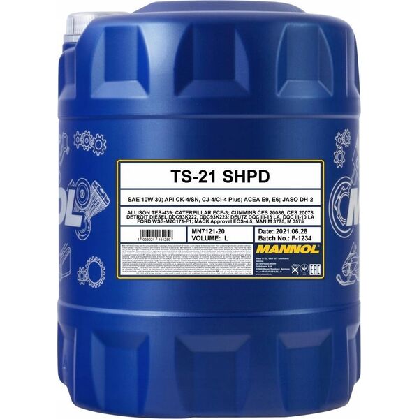 Mannol Mannol Alyva TS-21 SHPD10W/30varikliams20 L