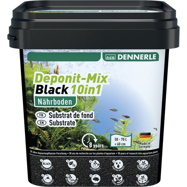 Dennerle Dennerle Deponit Mix Juodas 10in1 2,4kg