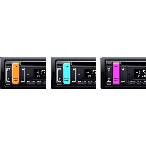 Radio samochodowe JVC JVC KD-T401 Juoda 200 W