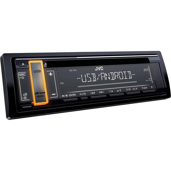Radio samochodowe JVC JVC KD-T401 Juoda 200 W
