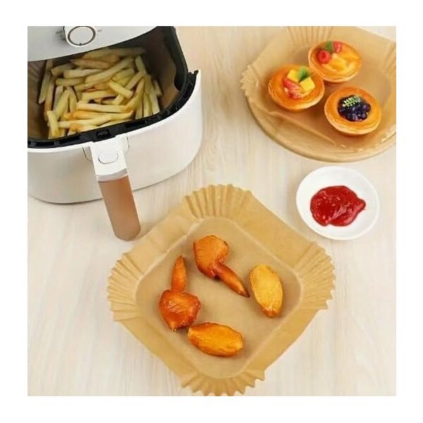 Cosori Cosori Popierinės formos karšto oro gruzdintuvėms 100 vnt (20cm - 4,5-6L)