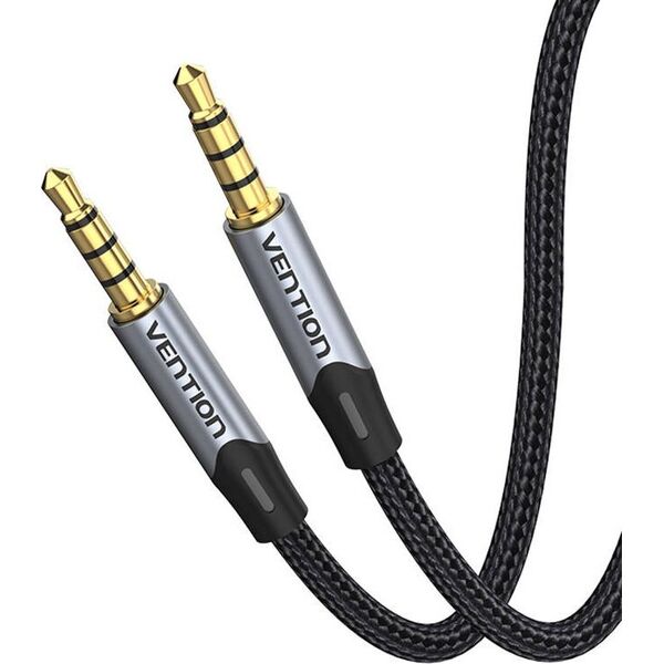 Kabel Vention Kabel audio TRRS 3,5mm męski do męskiego kabla Aux 1m Vention BAQHF Szary