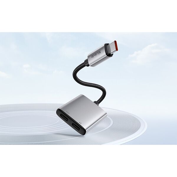 Mcdodo Adapter audio 2w1 USB-C do 2x USB C Mcdodo CA-5570