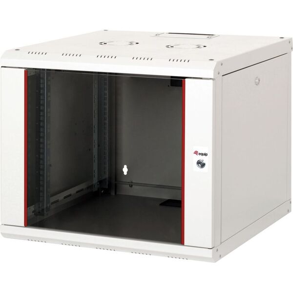 Szafa Equip Equip Serverschrank 19"  09U 600x600mm Glastür   grau