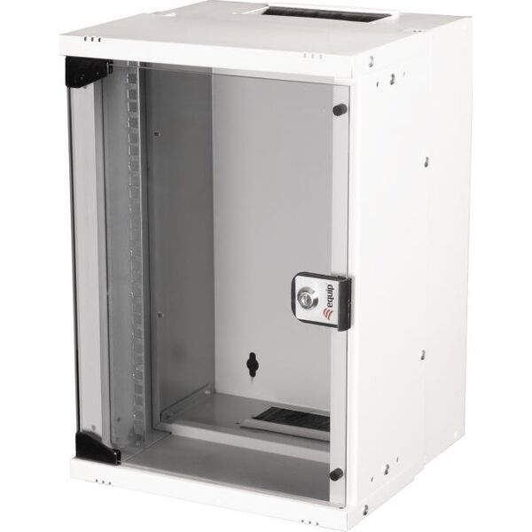 Szafa Equip Equip Wandgehäuse 10"  09U 300x300mm Glastür  grau