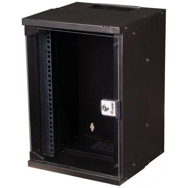 Szafa Equip Equip Wandgehäuse 10"  09U 300x300mm Glastür  schwarz