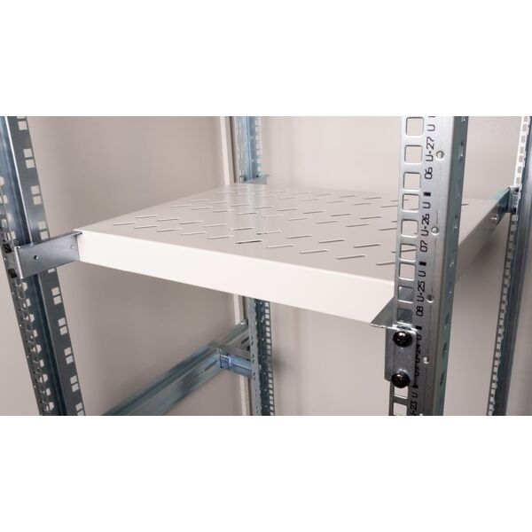 Equip Equip Fachboden variabel 19" für Serverschränke, 1U 35cm sw