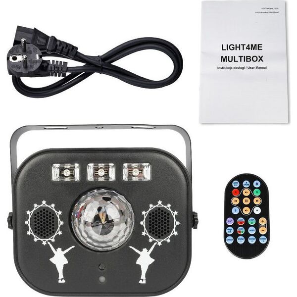 LIGHT4ME LIGHT4ME MULTIBOX multiefekt LED kula disco laser UV stroboskop
