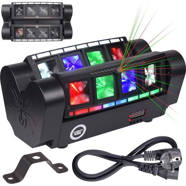 LIGHT4ME LIGHT4ME SPIDER STROBO LASER efekt LED multiefekt