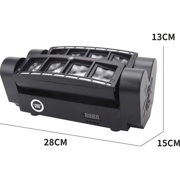 LIGHT4ME LIGHT4ME SPIDER STROBO LASER efekt LED multiefekt