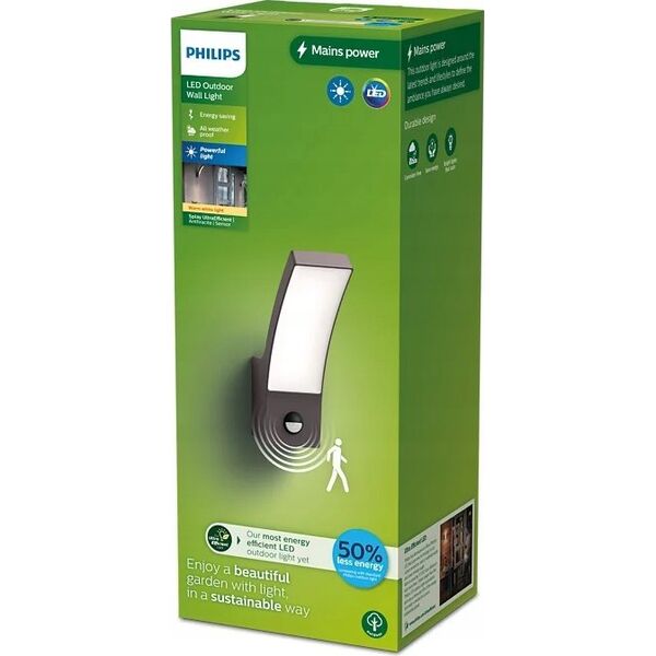 Kinkiet Signify Philips Outdoor A-Label Splay Wand UE IR 3.8W 27K anth
