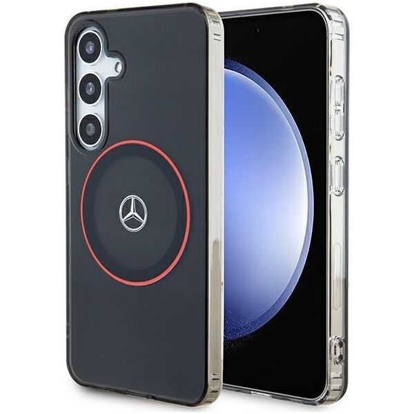 Mercedes Mercedes MEHMS24S23HUORK S24 S921 czarny/black hardcase Double Layer W/ Red MagSafe