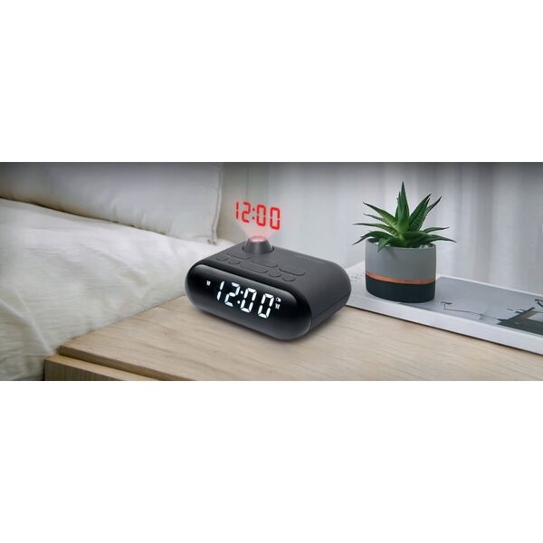 Radiobudzik Muse Muse M-179 P Clock Radio With Projection, Black | Muse