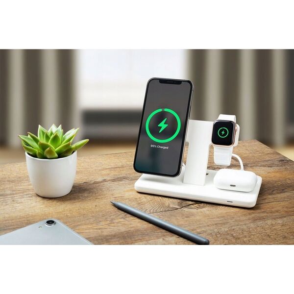 Ładowarka Fixed Fixed | Stand with wireless charging 3in1 | FIXMPOS-WH MagPowerstation