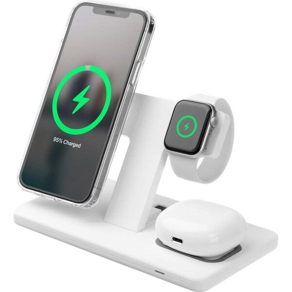 Ładowarka Fixed Fixed | Stand with wireless charging 3in1 | FIXMPOS-WH MagPowerstation
