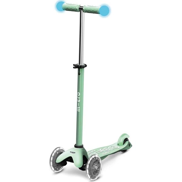 Hulajnoga Micro MICRO paspirtukas Mini2Grow Deluxe Magic LED Mint, MMD357