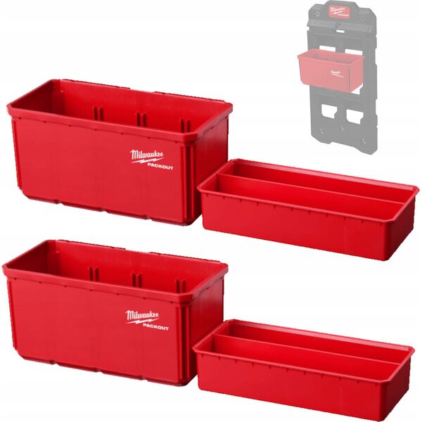 Milwaukee MILWAUKEE PACKOUT POJEMNIK 10cm x 20cm /2szt.