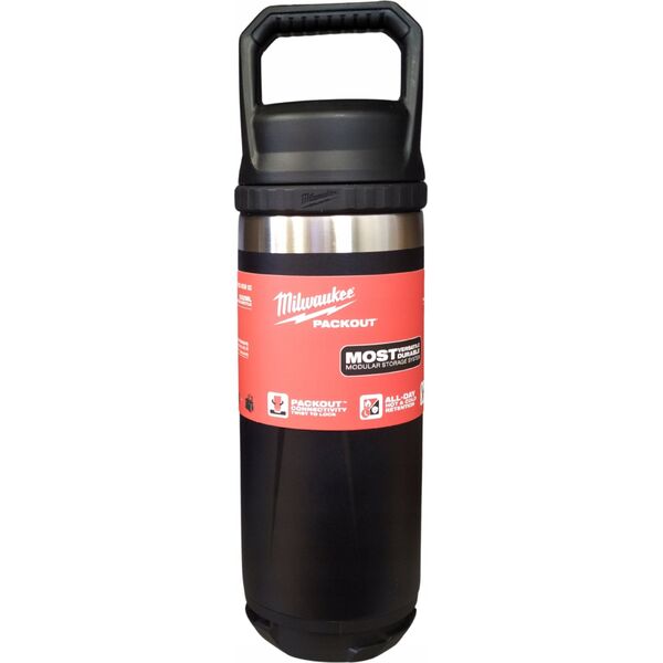 Milwaukee MILWAUKEE PACKOUT BUTELKA TERMICZNA  532ml CZARNA