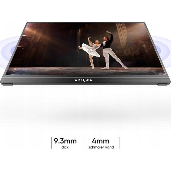 Monitor Arzopa ARZOPA A1 15,6"Przenośny monitor do laptopa PC/Mac/PS3/4/5/Xbox 1080 IPS