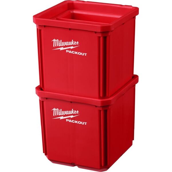 Milwaukee MILWAUKEE PACKOUT POJEMNIK 10cm x 10cm /2szt.