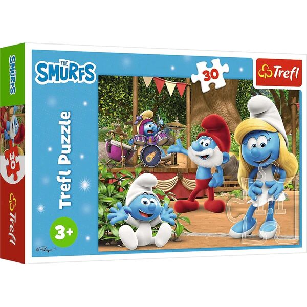 Trefl PUZZLE 30 Smerfetka i Smerfy 18312