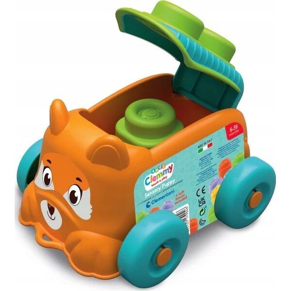 Clementoni AUTO SENSOR 4KLOCKI MIEKKIE 16CM SZCZENIACZ CLM