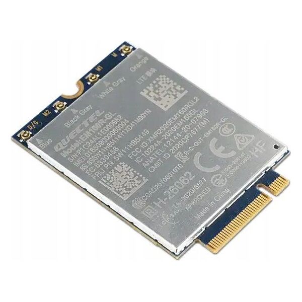 Modem Lenovo Lenovo Quectel EM160R-GL 4G LTE-A Cat 16 M.2 WWAN Module for X1 2-in-1 Gen 9/P16s Gen 3 | 4XC1Q24437