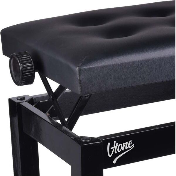 V-Tone V-TONE ŁAWA 1 BK ława do pianina fortepianu CZARNA
