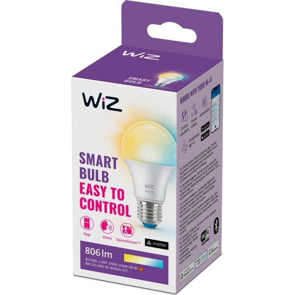 Signify WiZ White Lampe E27 Tunable  60W matt Einerpack