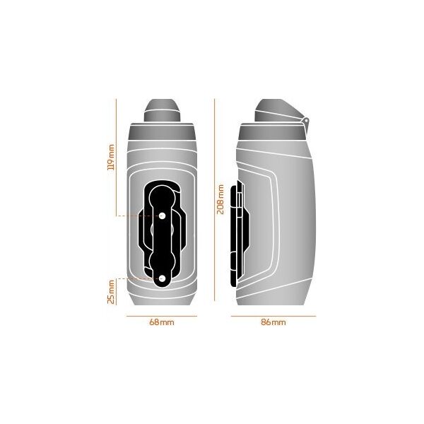 Fidlock Gertuvė su laikikliu Fidlock Twist bottle 590 juoda