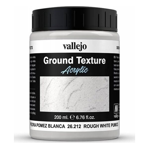 Vallejo Vallejo: 26.212 - Diorama FX - Ground Textures - White Pumice (200 ml)