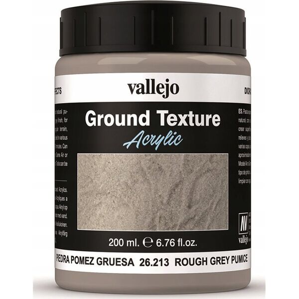 Vallejo Vallejo: 26.213 - Diorama FX - Ground Textures - Grey Pumice (200 ml)