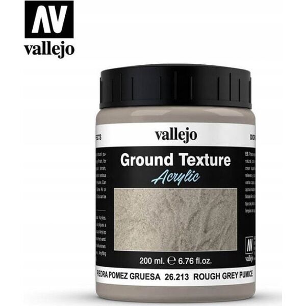 Vallejo Vallejo: 26.213 - Diorama FX - Ground Textures - Grey Pumice (200 ml)