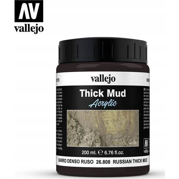 Vallejo Vallejo: 26.808 - Diorama FX - Thick Mud - Russian Mud (200 ml)