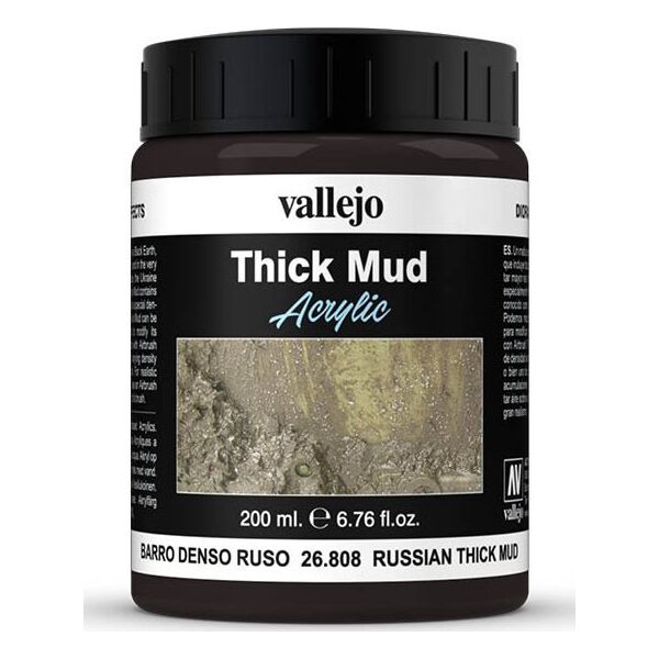 Vallejo Vallejo: 26.808 - Diorama FX - Thick Mud - Russian Mud (200 ml)