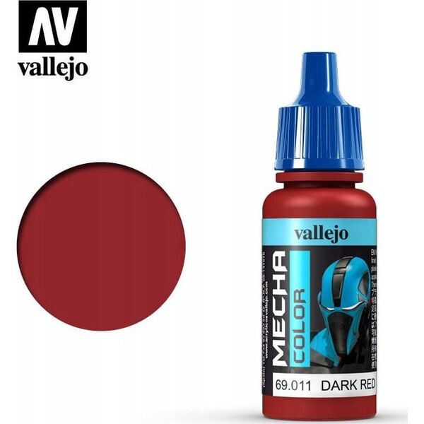 Vallejo Vallejo: 69.011 - Mecha Color - Dark Red (17 ml)