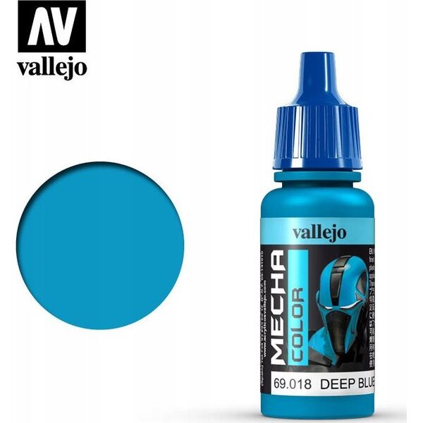 Vallejo Vallejo: 69.018 - Mecha Color - Deep Blue (17 ml)
