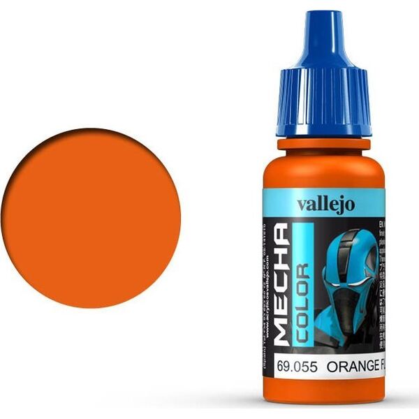 Vallejo Vallejo: 69.055 - Mecha Color - Orange Fluorescent (17 ml)