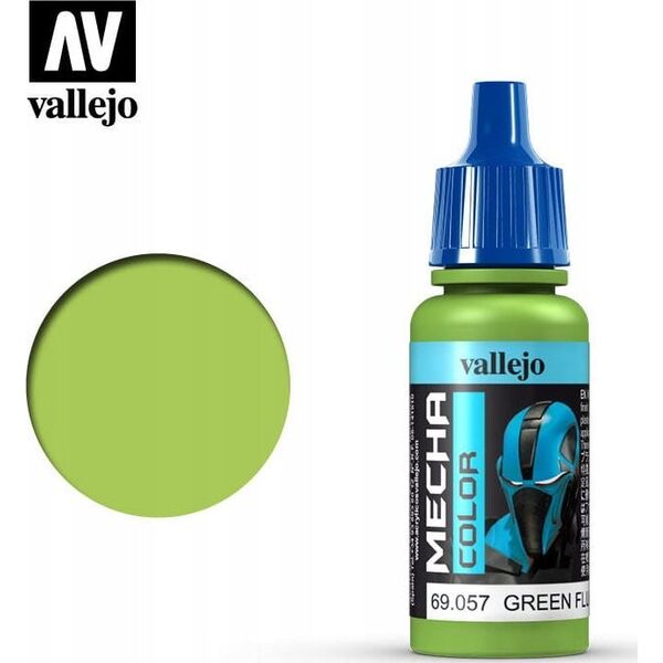 Vallejo Vallejo: 69.057 - Mecha Color - Green Fluorescent (17 ml)