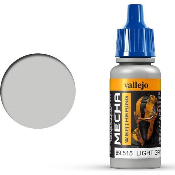 Vallejo Vallejo: 69.515 - Mecha Weathering - Light Grey Wash (17 ml)