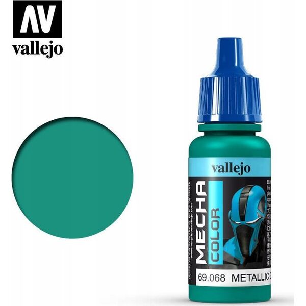 Vallejo Vallejo: 69.068 - Mecha Color - Metallic Green (17 ml)