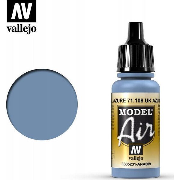 Vallejo Vallejo: 71.108 - Model Air - UK Azure Blue (17 ml)
