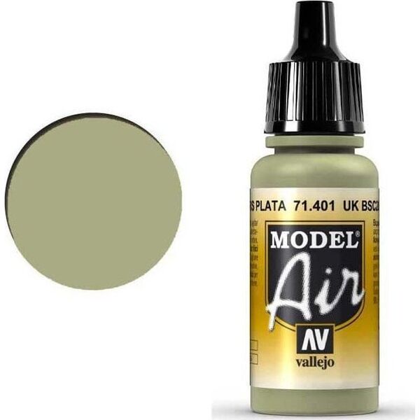 Vallejo Vallejo: 71.401 - Model Air - UK BSC 28 Silver Grey (17 ml)