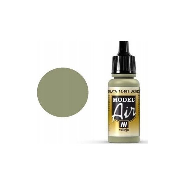 Vallejo Vallejo: 71.401 - Model Air - UK BSC 28 Silver Grey (17 ml)