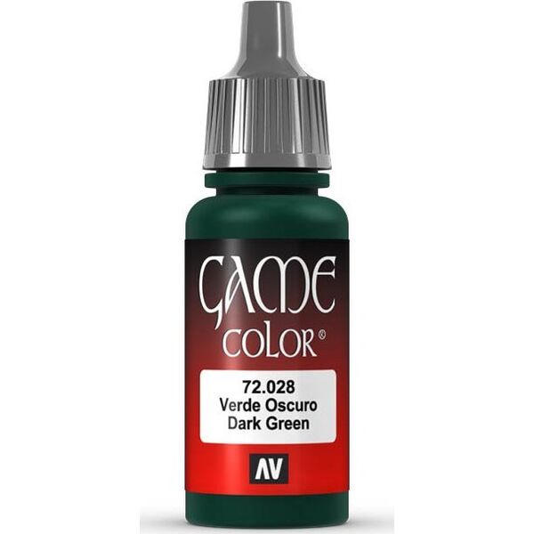 Vallejo Vallejo: 72.028 - Game Color - Dark Green (18 ml)