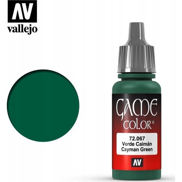 Vallejo Vallejo: 72.067 - Game Color - Cayman Green (18 ml)
