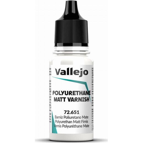 Vallejo Vallejo: 72.651 - Matt Polyurethane Varnish (18 ml)