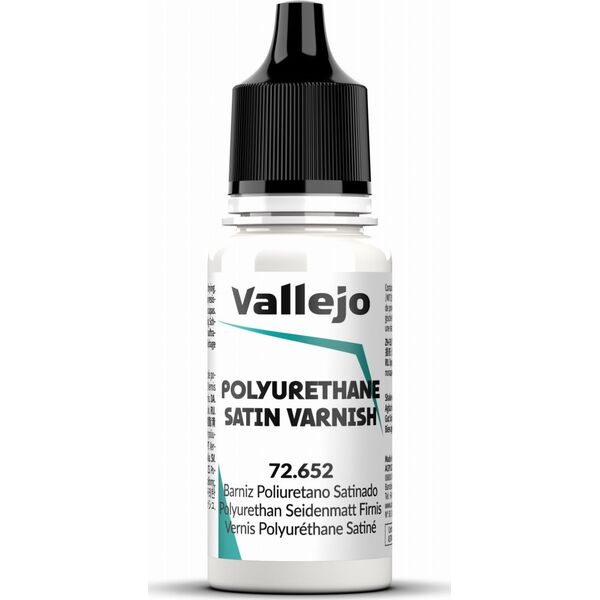 Vallejo Vallejo: 72.652 - Satin Polyurethane Varnish (18 ml)