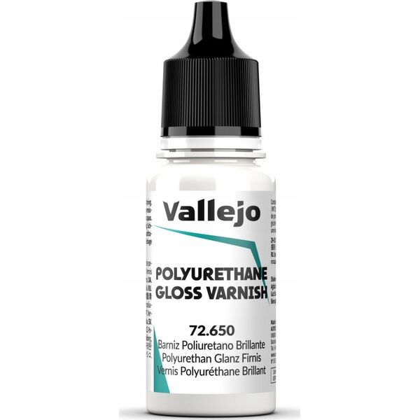 Vallejo Vallejo: 72.650 - Gloss Polyurethane Varnish (18 ml)